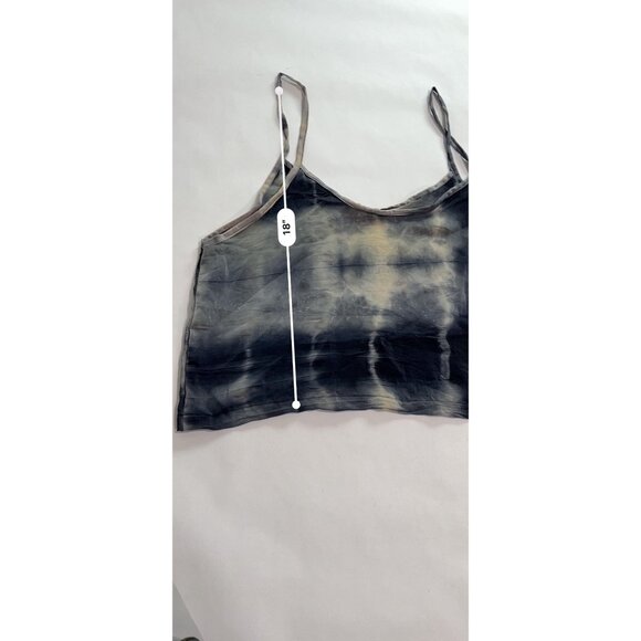 Sun Child Tie Dye Tank Top in Black White - Picture 3 of 4
